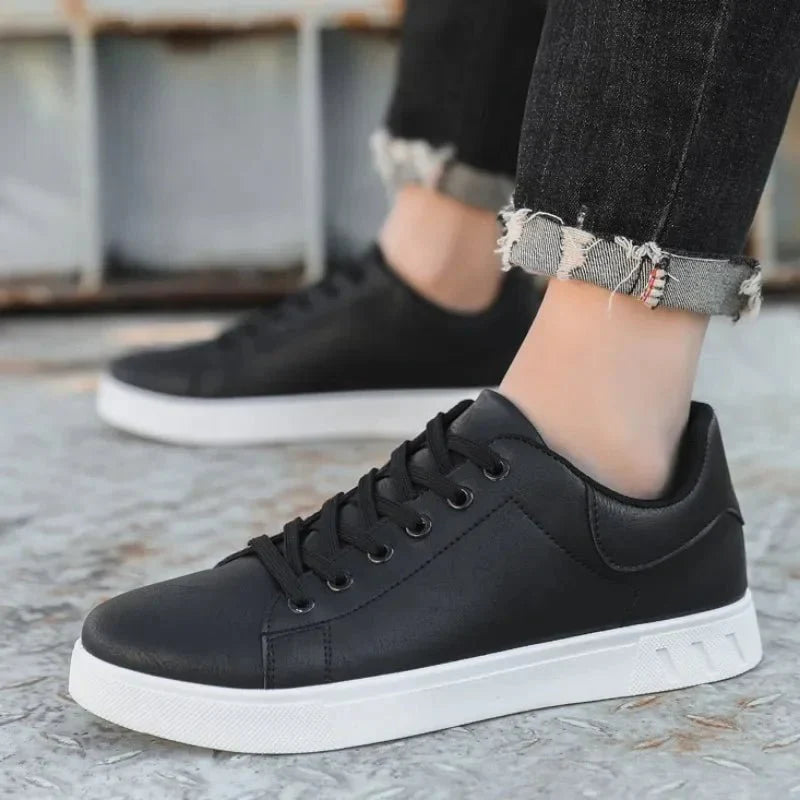 Sneakersy Sznurowane Casual Męskie