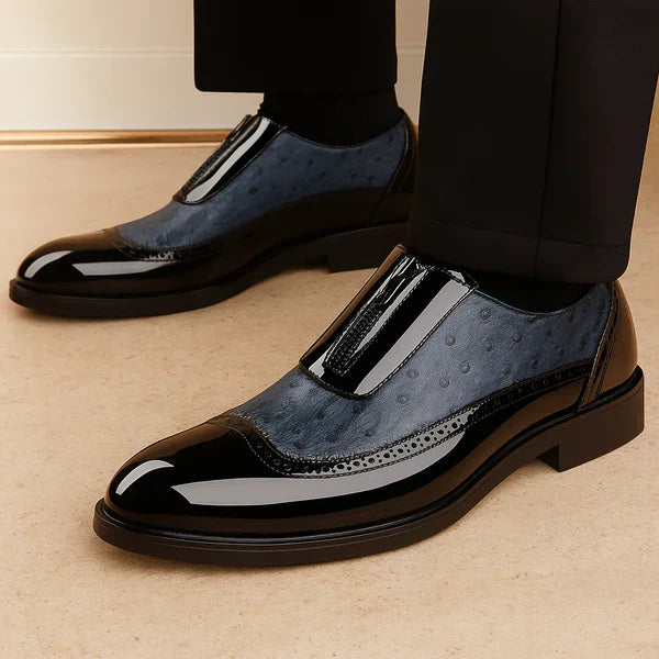 Półbuty Eleganckie Wsuwane Męskie
