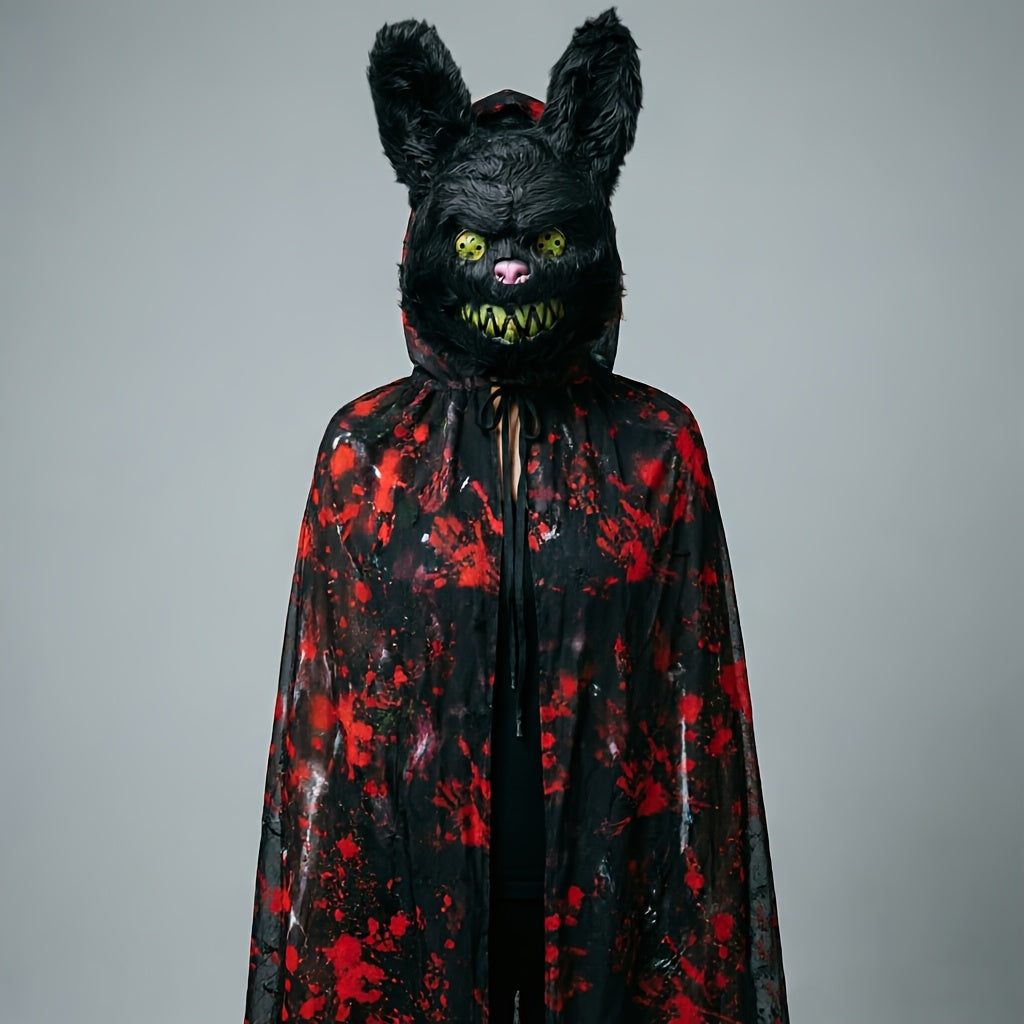 Unisex Halloweenkostume som uhyggelig kanin