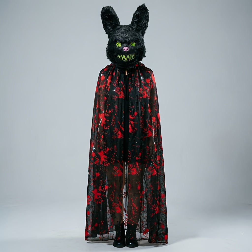 Unisex Halloweenkostume som uhyggelig kanin