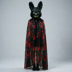 Unisex Halloweenkostume som uhyggelig kanin