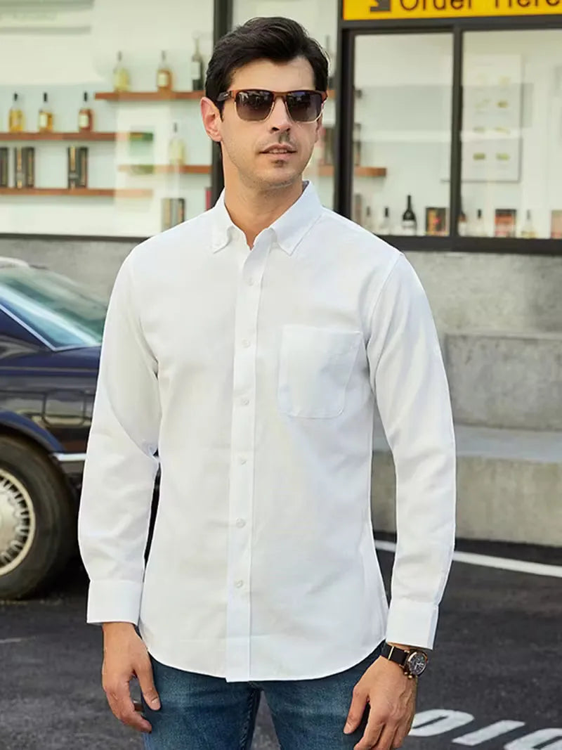 Elegantní košile Button Down pánská