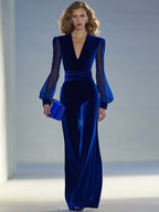 Elegant jumpsuit til damer med V-udskæring