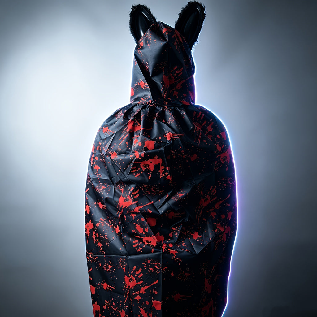 Unisex Halloweenkostume som uhyggelig kanin