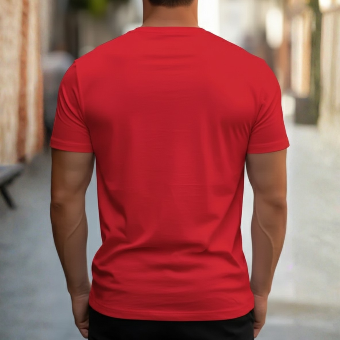 T-Shirt Z Okrągłym Dekoltem Męski