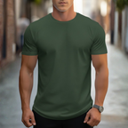 T-Shirt Z Okrągłym Dekoltem Męski