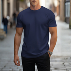 T-Shirt Z Okrągłym Dekoltem Męski