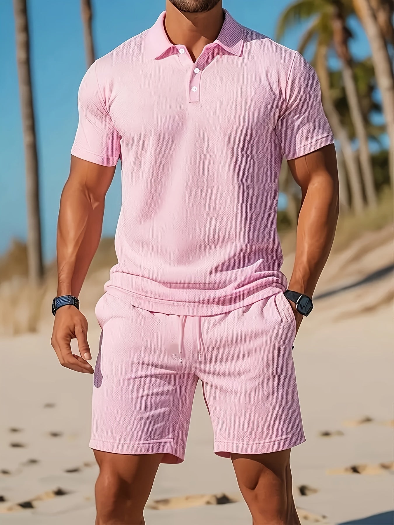 Komplet Polo Casual Męskie
