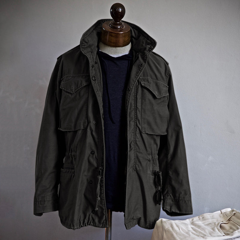 Kurtka Parka w Stylu Militarnym Męska