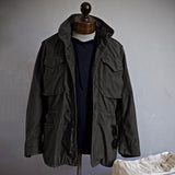 Kurtka Parka w Stylu Militarnym Męska