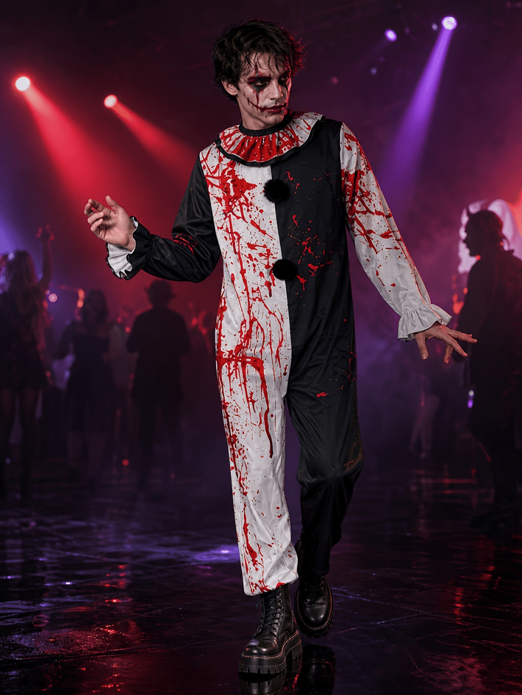 Kostium Krwawego Klauna Na Halloween Męski