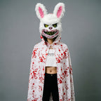 Unisex Halloweenkostume som uhyggelig kanin