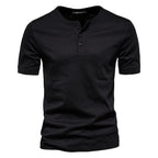 Koszulka Henley Casual Męskie