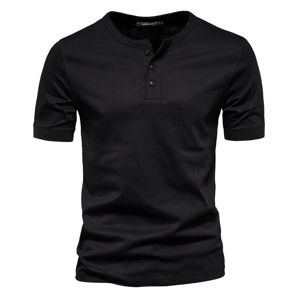 Koszulka Henley Casual Męskie