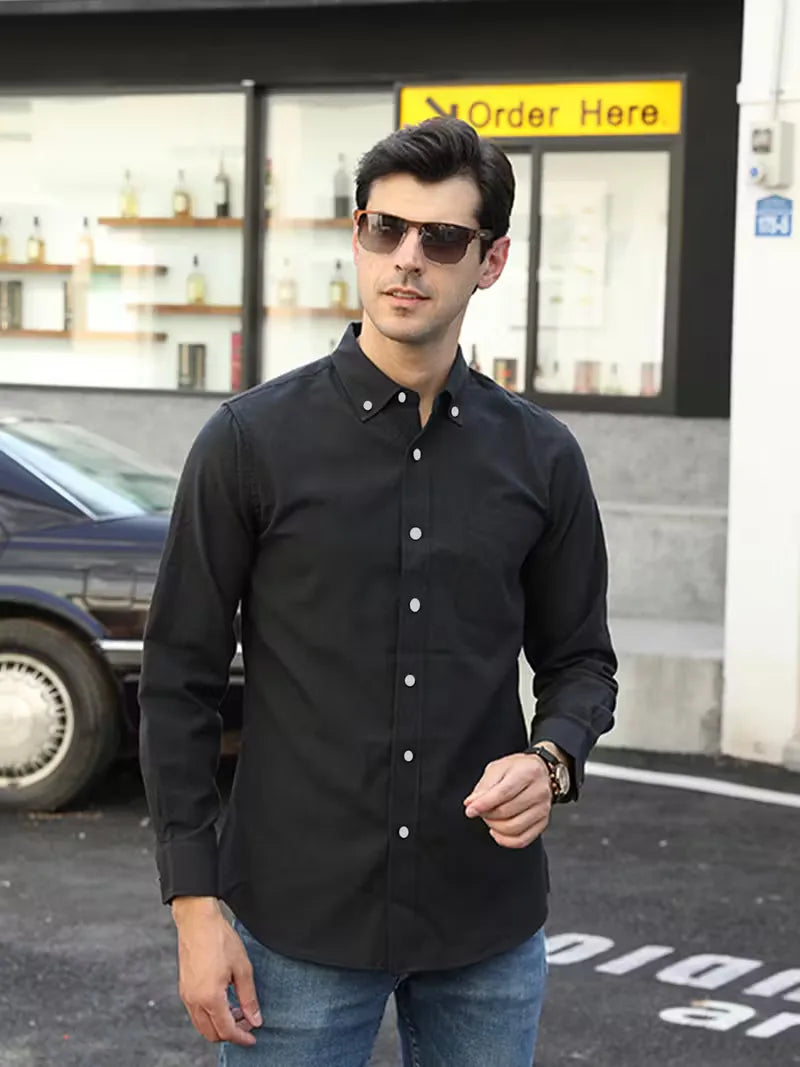 Elegantní košile Button Down pánská