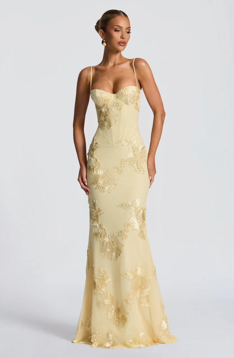 Sukienka Maxi Kwiatowa Elegancka Damskie
