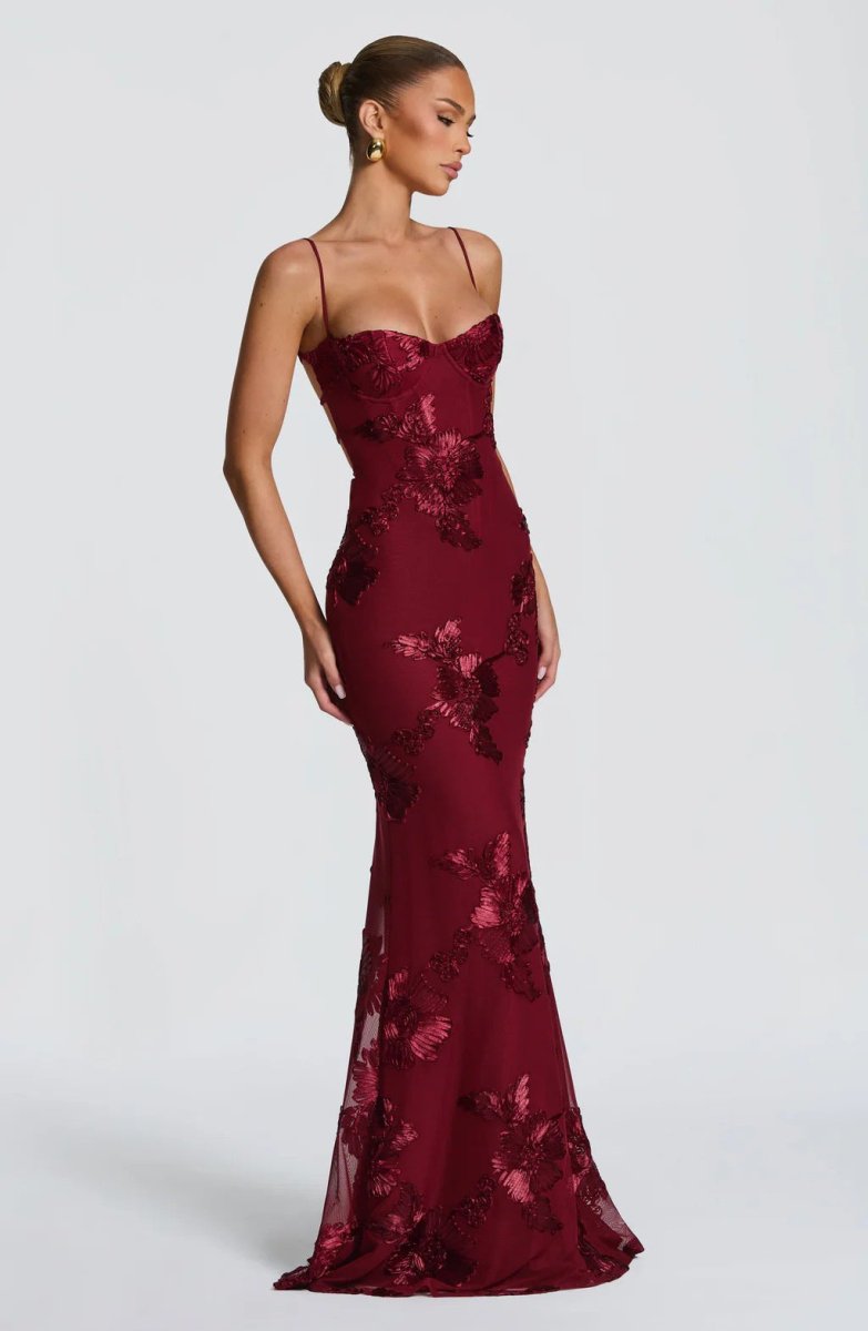 Sukienka Maxi Kwiatowa Elegancka Damskie
