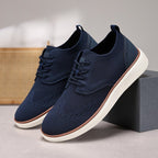 Sneakers bărbătești cu șireturi și talpă contrastantă