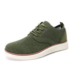 Sneakers bărbătești cu șireturi și talpă contrastantă
