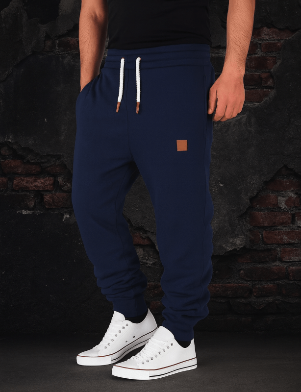 Spodnie Jogger ze Ściągaczami Męskie