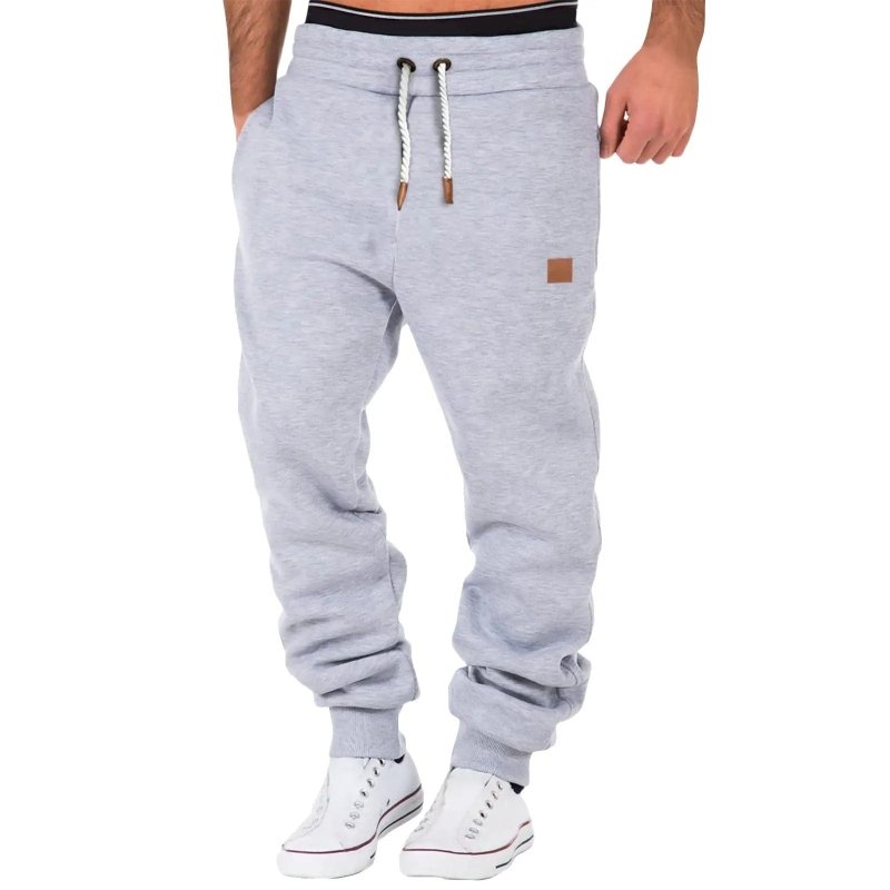 Spodnie Jogger ze Ściągaczami Męskie