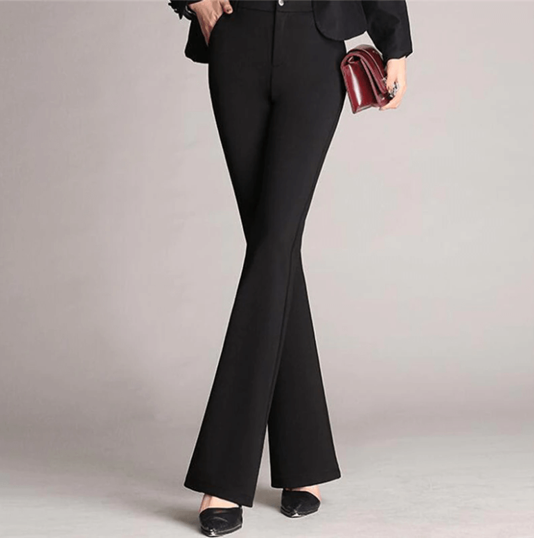 Elegantní dámské zvonové kalhoty