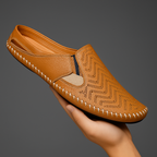 Herresko Slip-on med hulmønster