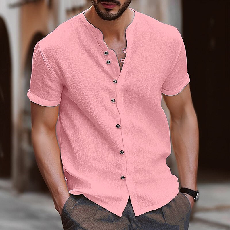 Henley košile Casual pánská
