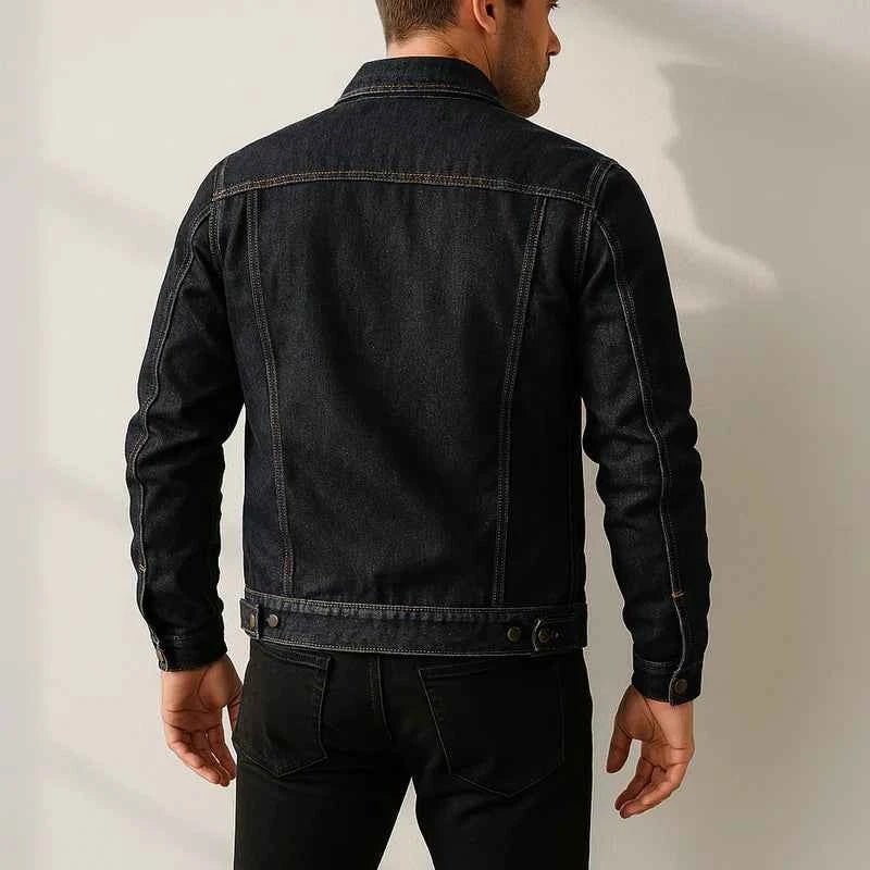 Kurtka Jeansowa Casual Męskie