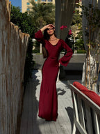 Sukienka Maxi Elegancka Damskie