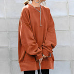 Bluza Oversize Z Długim Rękawem Damska