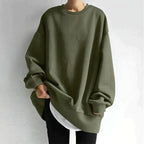 Bluza Oversize Z Długim Rękawem Damska