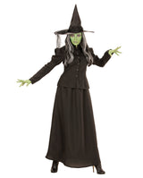 Dámský halloweenský kostým čarodějnice s korzetem ve stylu saka