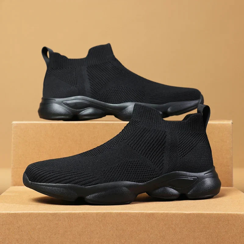 Sneakersy Skarpetkowe Na Grubej Podeszwie Męskie