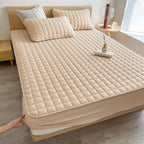 Quilted Mattress Protector with Elastic Side