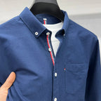 Férfi Oxford gombos galléros ing