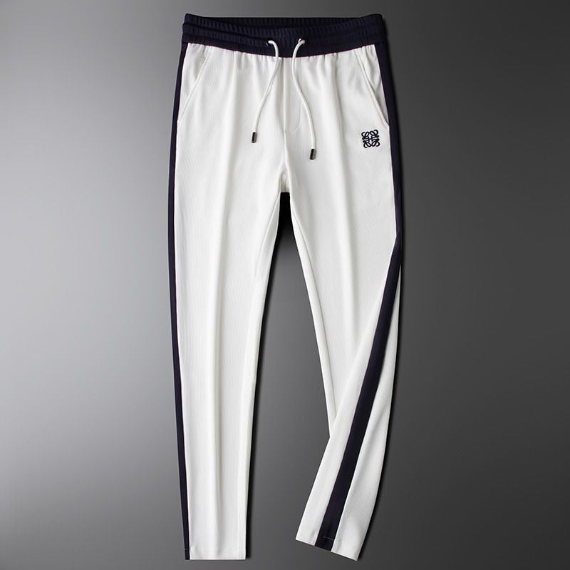 Pantaloni de trening bărbătești cu manșete elastice