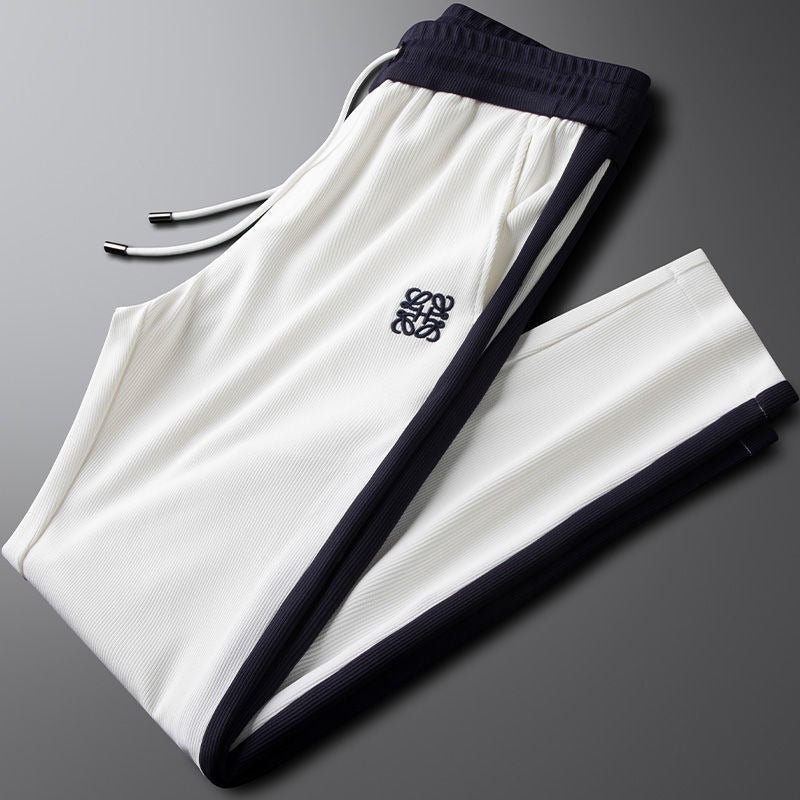 Pantaloni de trening bărbătești cu manșete elastice