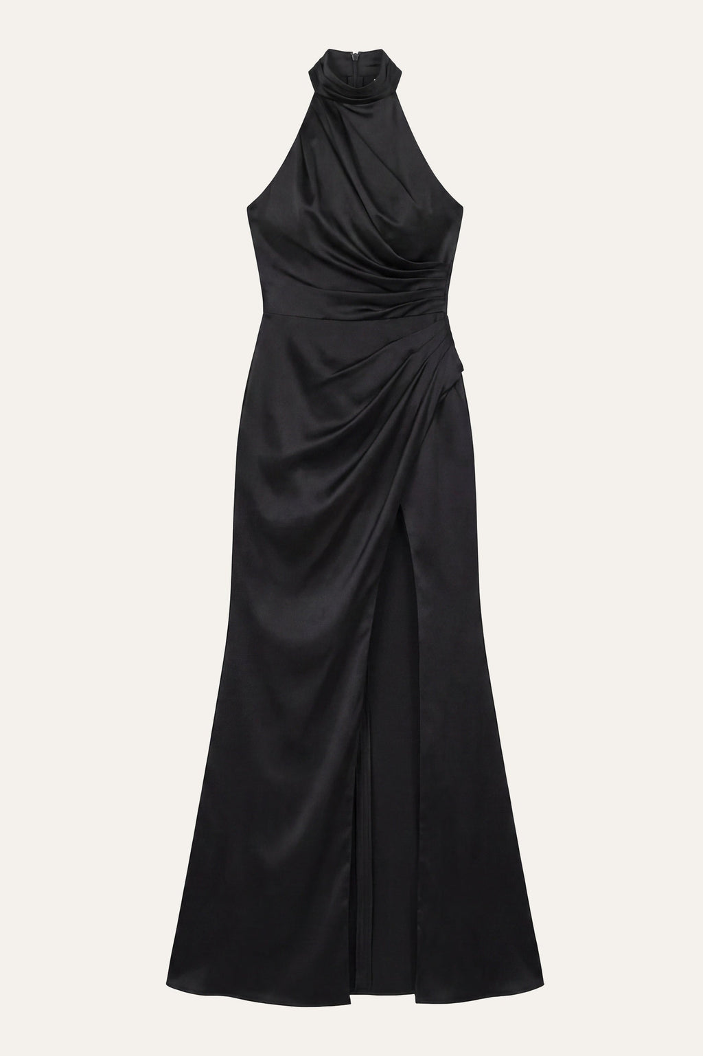 Drapowana Sukienka Gala Maxi Damska