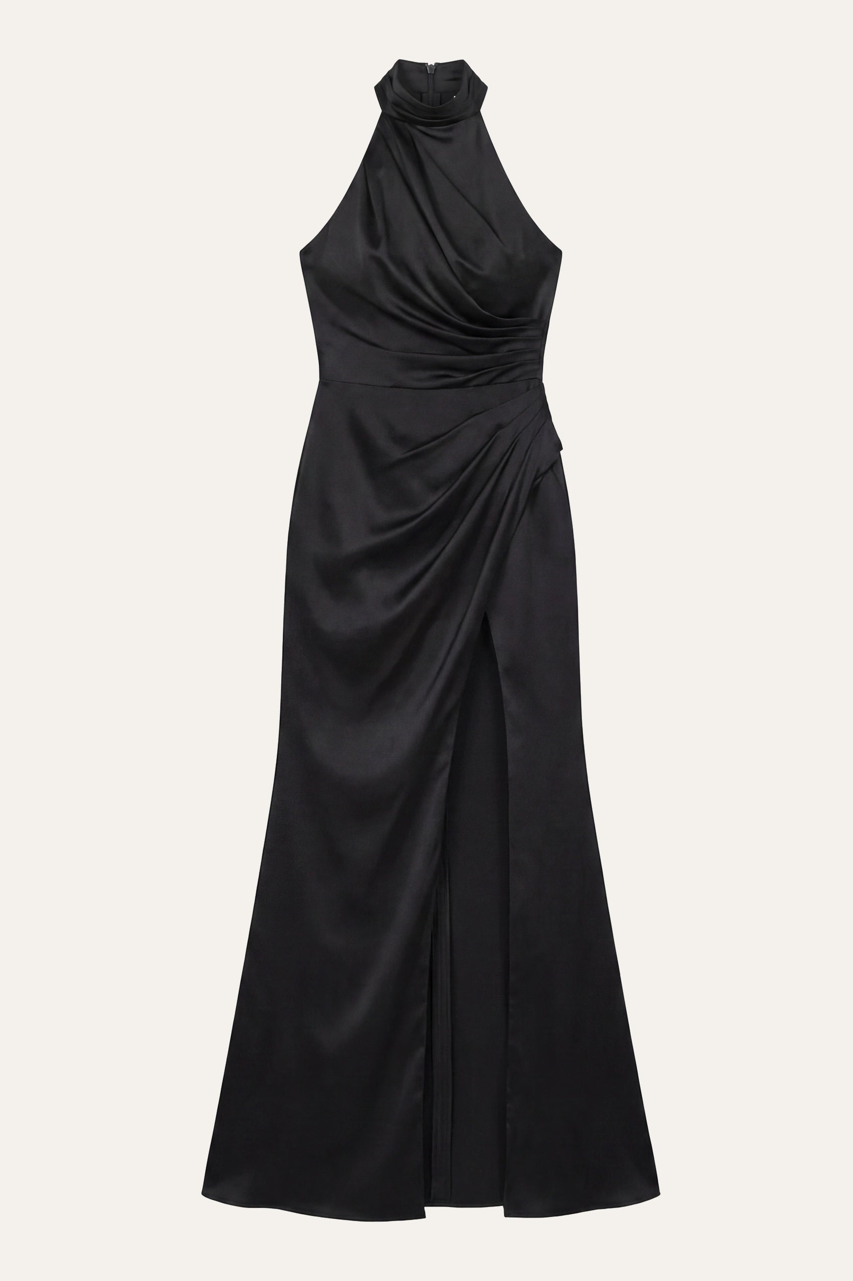 Drapowana Sukienka Gala Maxi Damska