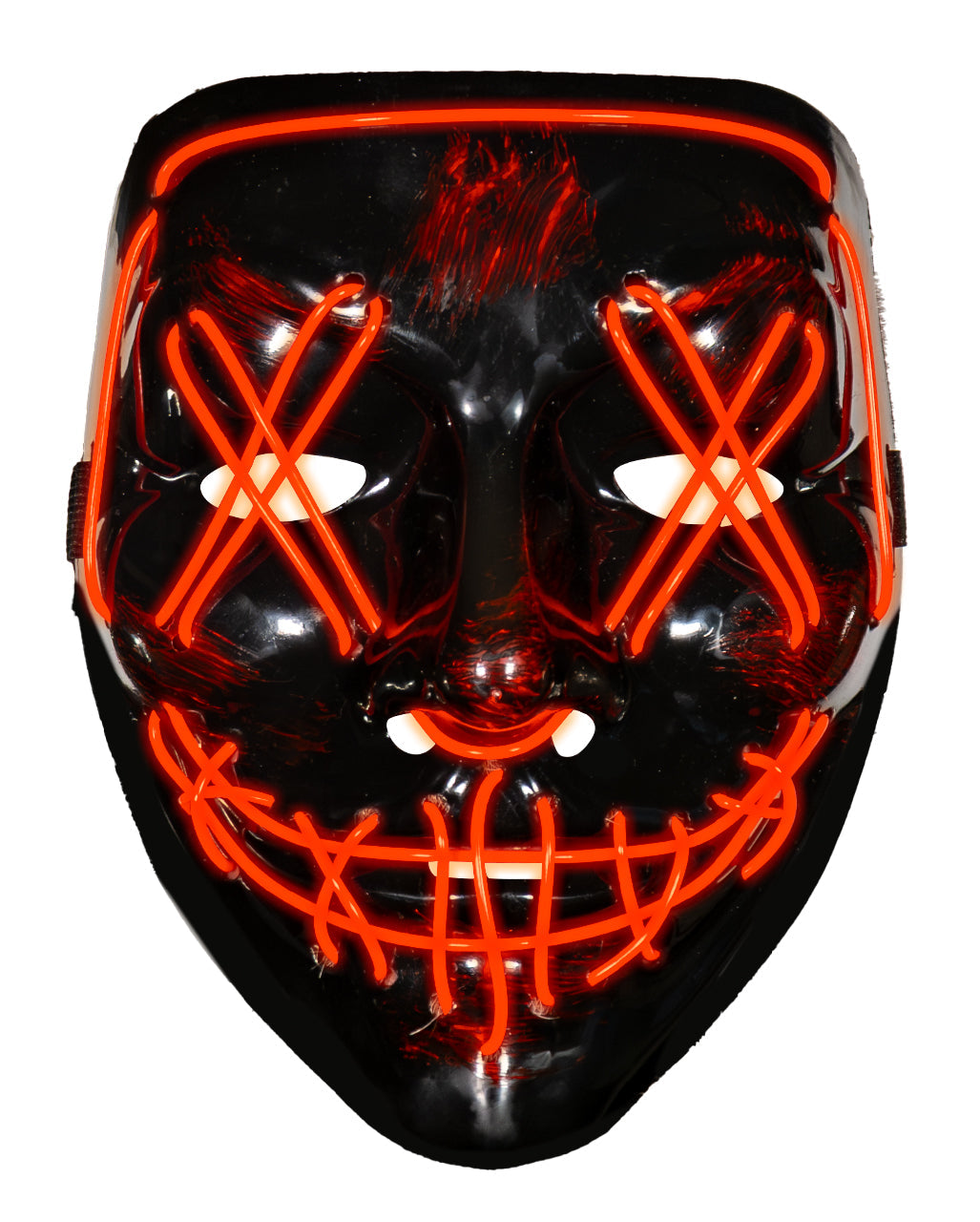 Maska Halloween LED Z Upiornym Uśmiechem