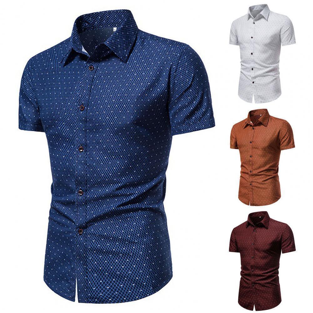 Mintás férfi Smart Casual ing
