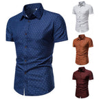 Mintás férfi Smart Casual ing