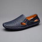 Herresko Slip-on med hulmønster