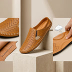 Herresko Slip-on med hulmønster