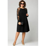 Rochie de damă cu mâneci din dantelă