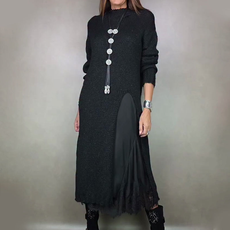 Women's Two-Piece Set with Sweater Dress