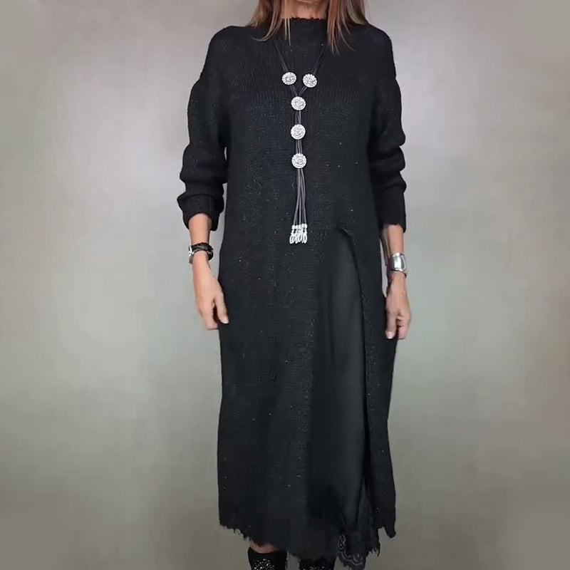 Women's Two-Piece Set with Sweater Dress