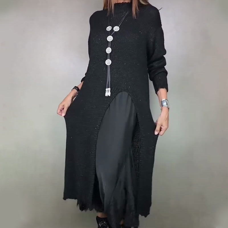 Women's Two-Piece Set with Sweater Dress