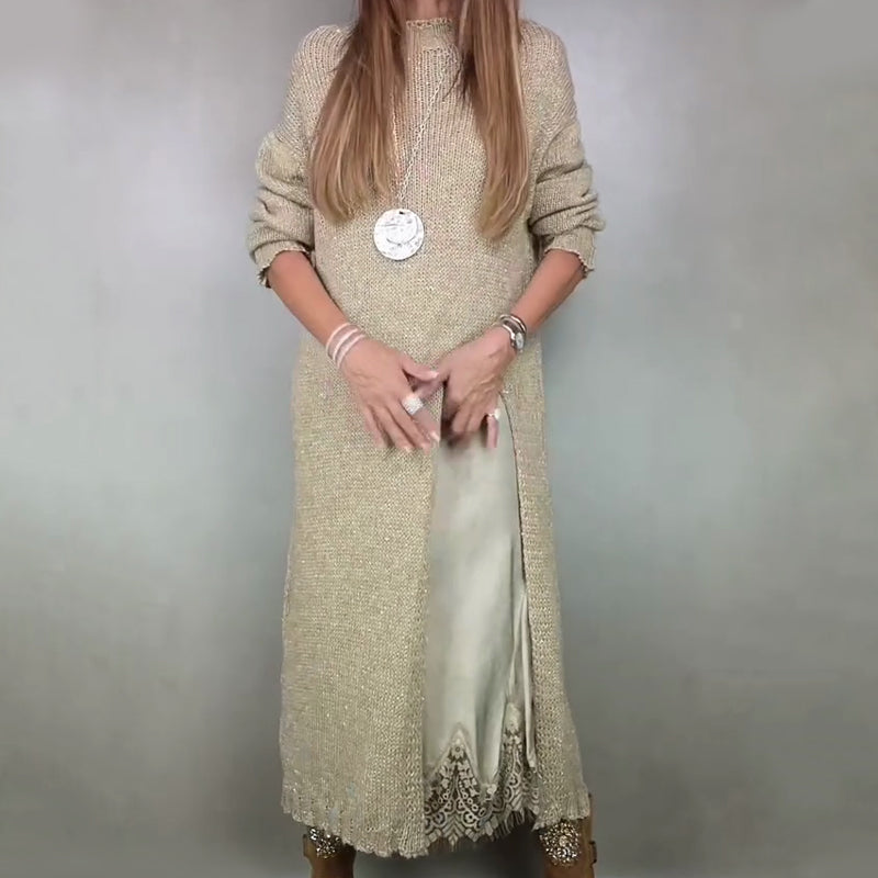 Women's Two-Piece Set with Sweater Dress